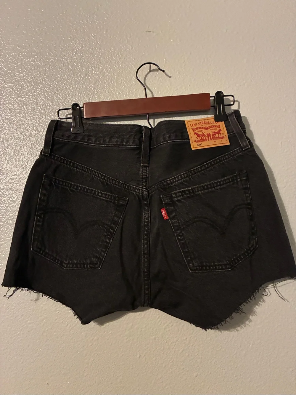 Levi’s Black Denim Shorts!